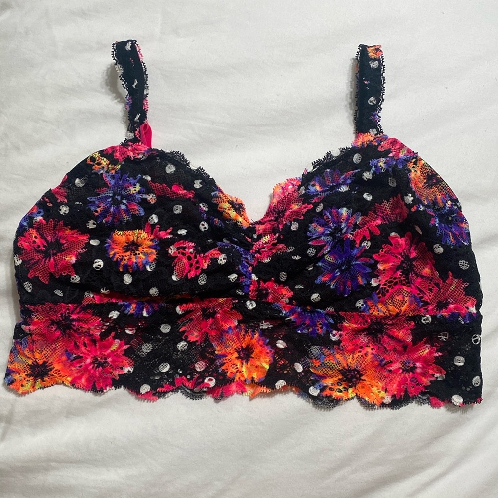 Victoria secret Bando, lace bralette multicolor bra size large